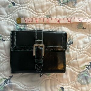 Hype Black Women's Wallet with Buckle